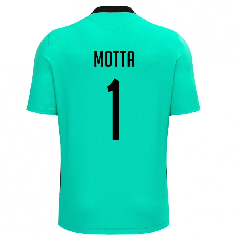 Danxen Donna Edoardo Motta #1 Maglia Gara Portiere Turchese Nero 2025/26 Maglietta