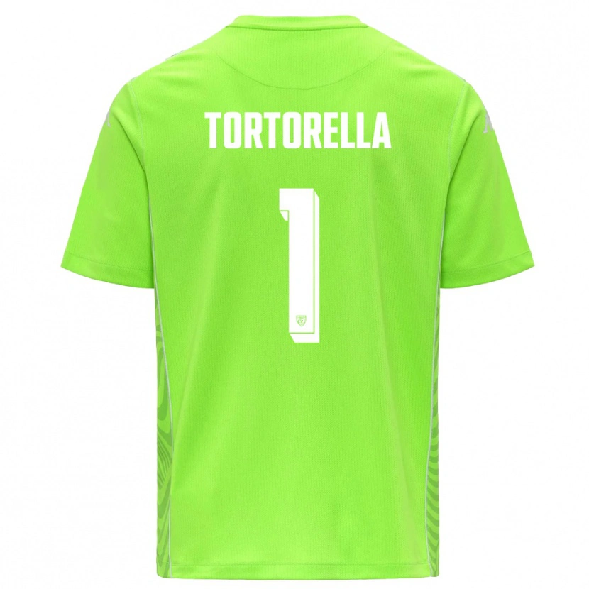 Danxen Donna Diego Tortorella #1 Maglia Gara Portiere Verde Prato Bianco 2025/26 Maglietta