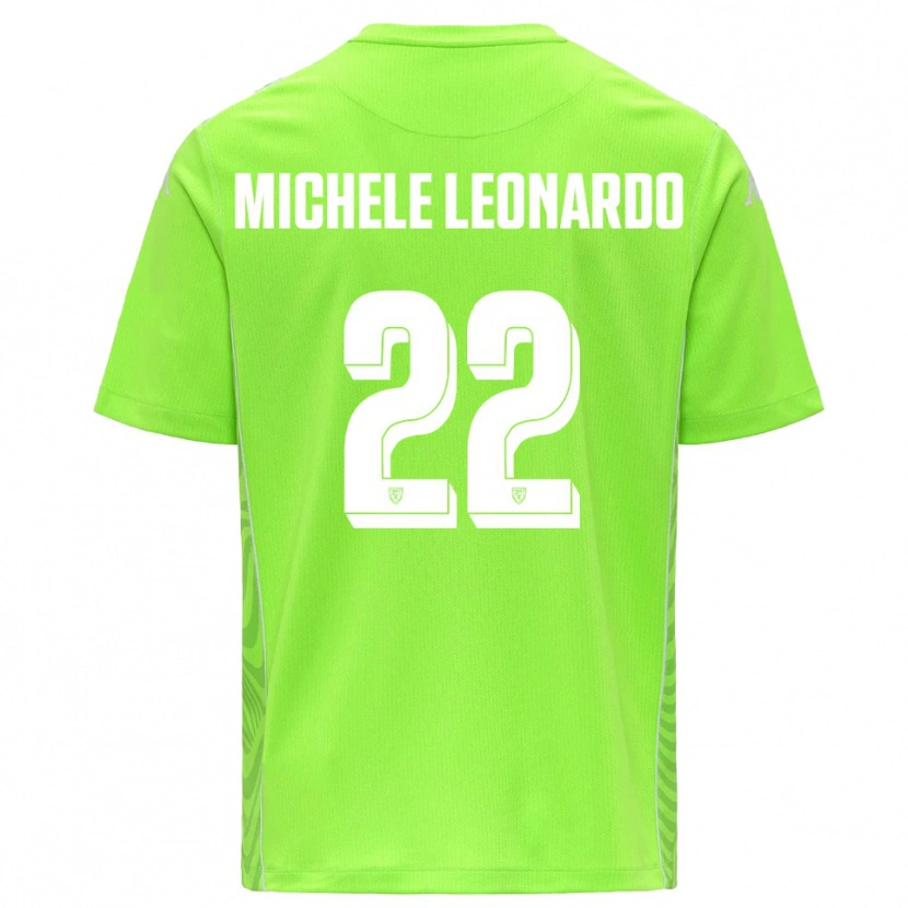 Danxen Donna Matteo Michele Leonardo #22 Maglia Gara Portiere Verde Prato Bianco 2025/26 Maglietta