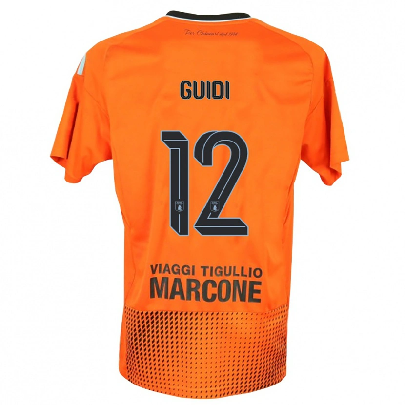 Danxen Donna Sasha Guidi #12 Maglia Gara Portiere Arancio Scuro Blu 2025/26 Maglietta