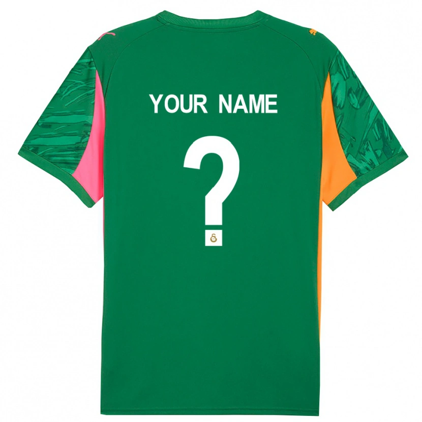Danxen Donna Galatasaray SK Maglia Gara Portiere Verde Arancio Rosa 2025/26 Maglietta