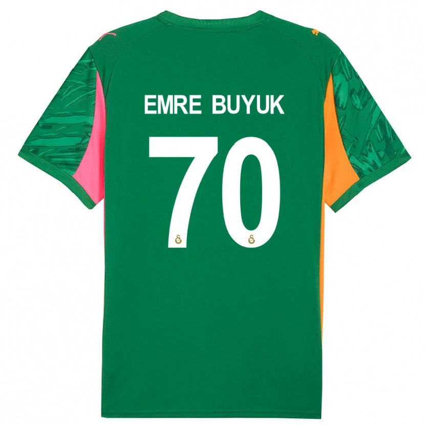 Danxen Donna Enes Emre Büyük #70 Maglia Gara Portiere Verde Arancio Rosa 2025/26 Maglietta