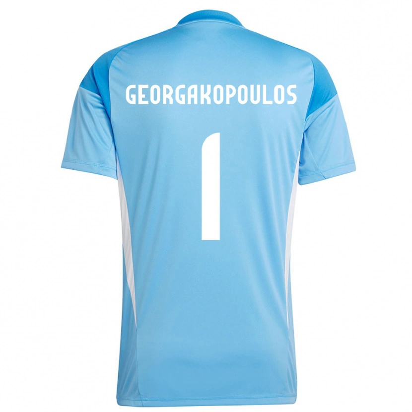Danxen Donna Iason Georgakopoulos #1 Maglia Gara Portiere Blu Cielo Profondo 2025/26 Maglietta