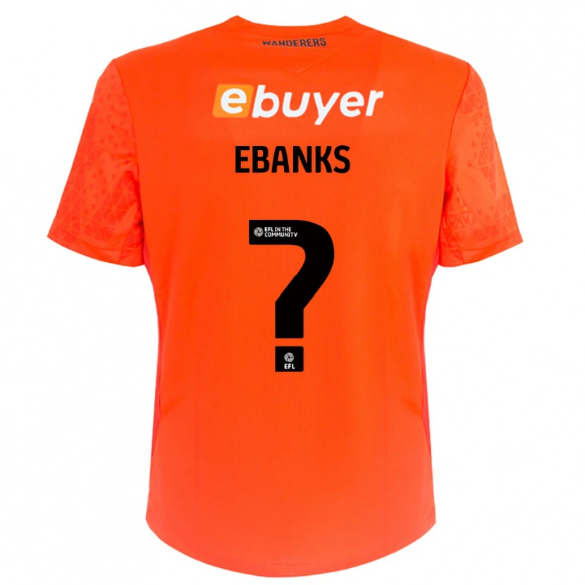 Danxen Donna Eve Ebanks #0 Maglia Gara Portiere Nero Arancione 2025/26 Maglietta