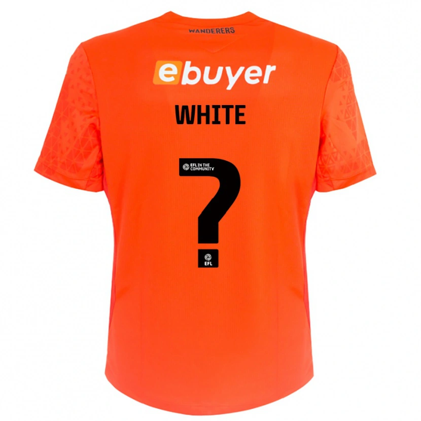 Danxen Donna Annabelle White #0 Maglia Gara Portiere Nero Arancione 2025/26 Maglietta