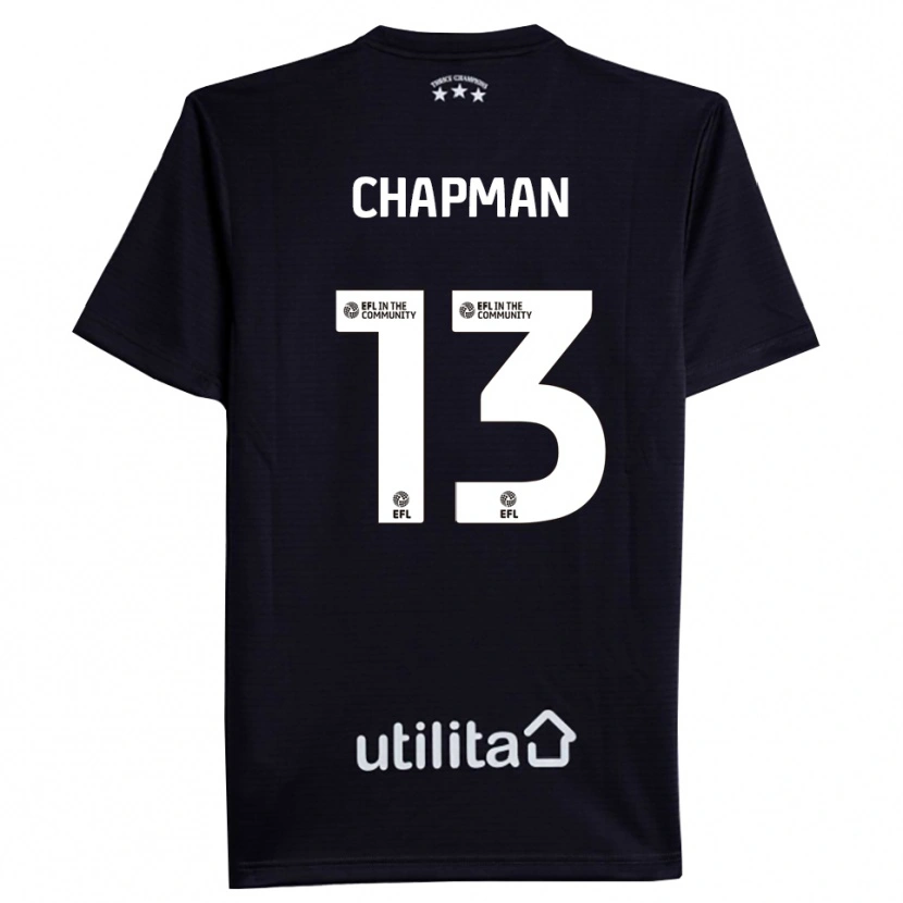 Danxen Donna Jacob Chapman #13 Maglia Gara Portiere Bianco Nero 2025/26 Maglietta