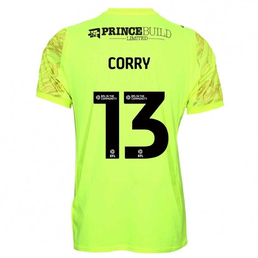 Danxen Donna Neive Corry #13 Maglia Gara Portiere Nero Verde Fluorescente 2025/26 Maglietta