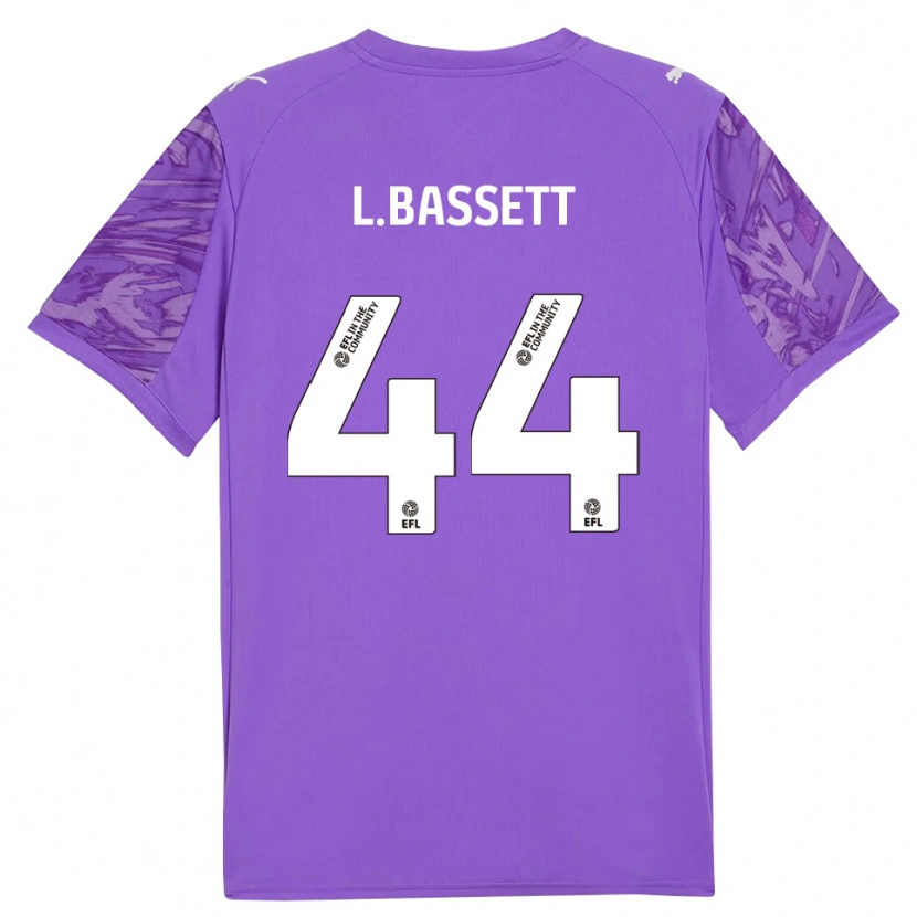 Danxen Donna Louis Bassett #44 Maglia Gara Portiere Viola Bianco 2025/26 Maglietta
