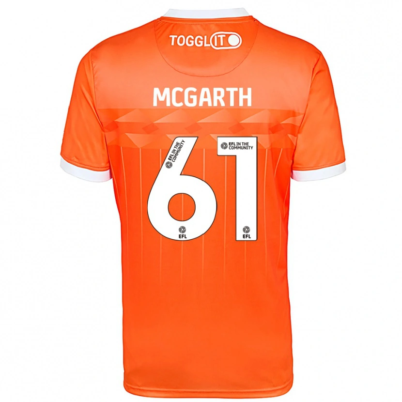 Danxen Donna Ethan McGarth #61 Maglia Gara Portiere Bianco Arancione 2025/26 Maglietta