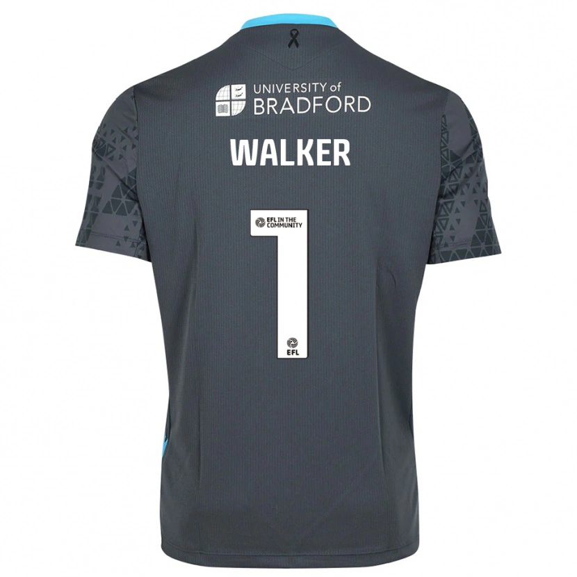 Danxen Donna Sam Walker #1 Maglia Gara Portiere Grigio Nero 2025/26 Maglietta