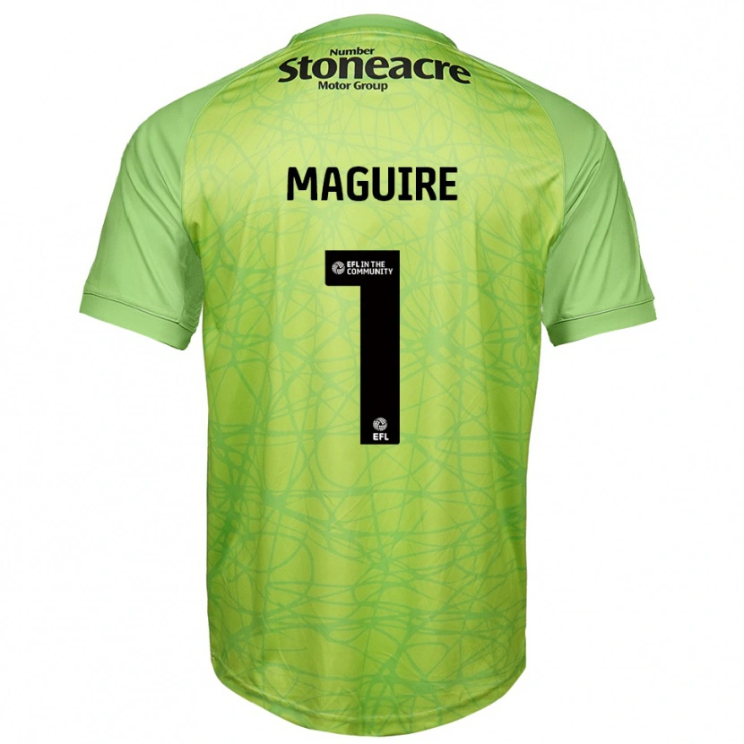 Danxen Donna Imogen Maguire #1 Maglia Gara Portiere Verde Chiaro 2025/26 Maglietta