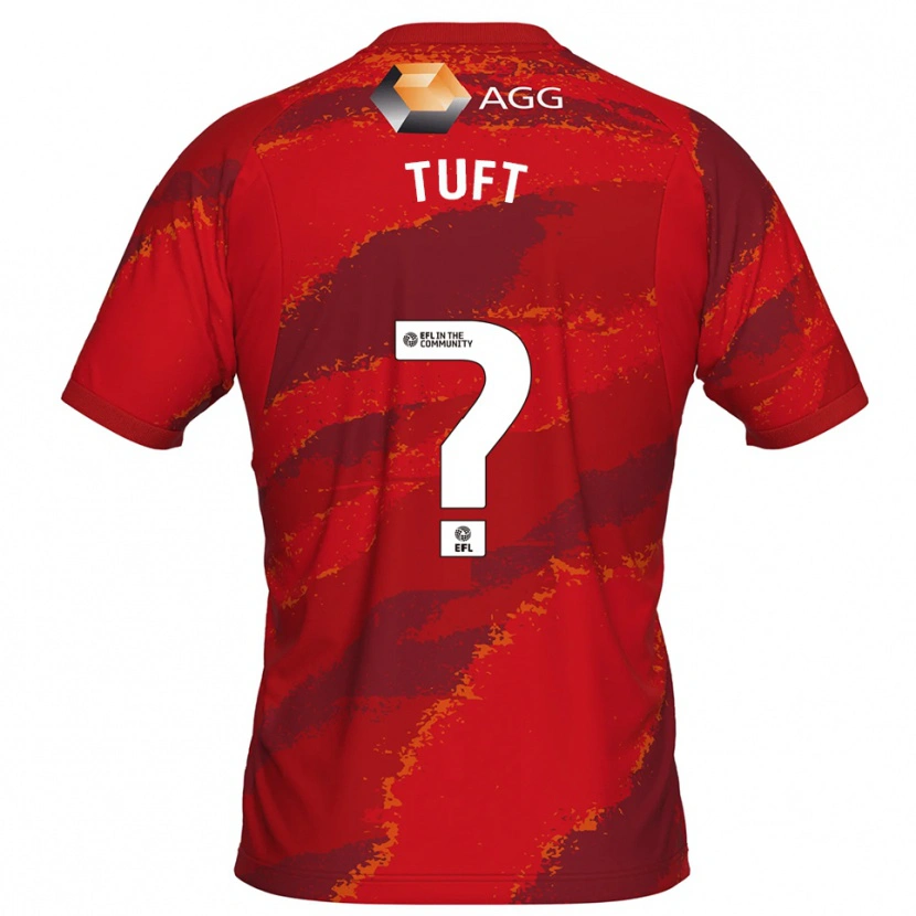Danxen Donna Jacob Tuft #0 Maglia Gara Portiere Bianco Rosso 2025/26 Maglietta