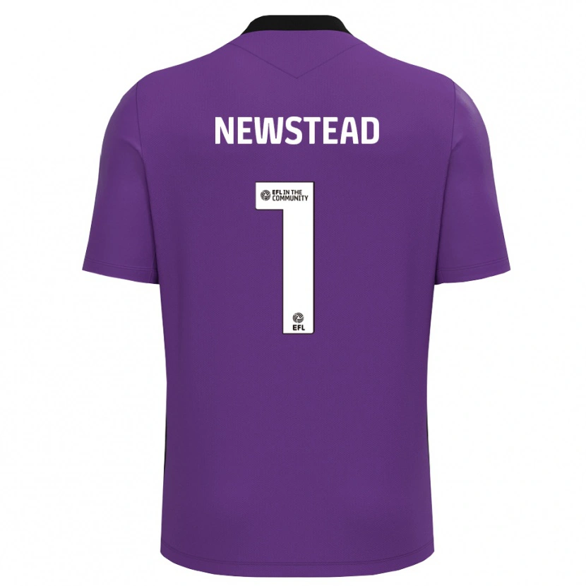 Danxen Donna Jamie-Louise Newstead #1 Maglia Gara Portiere Bianco Viola 2025/26 Maglietta