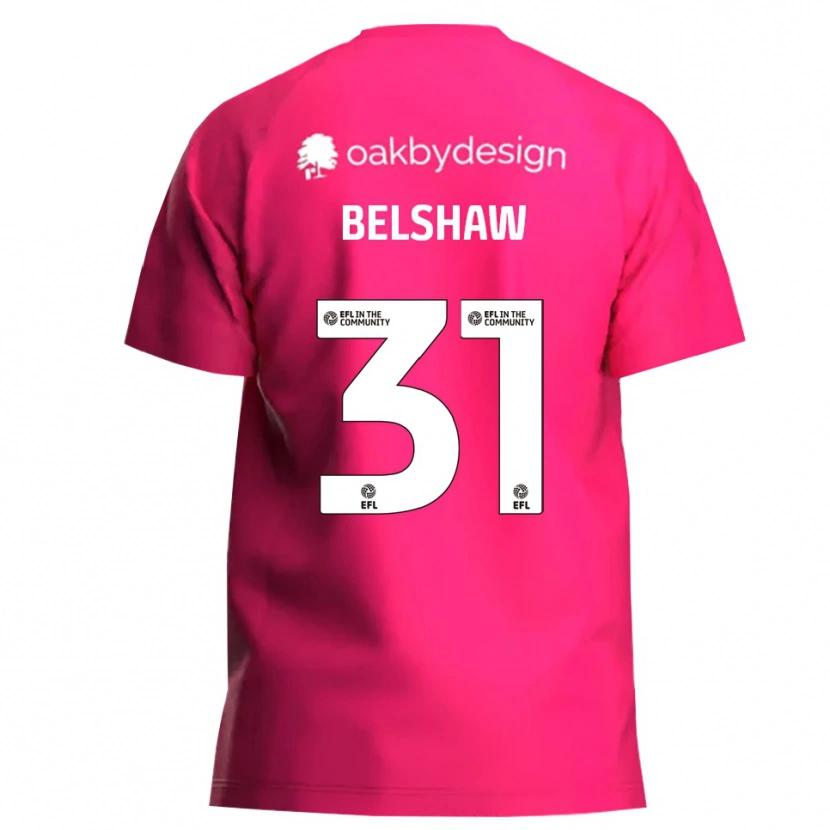 Danxen Donna James Belshaw #31 Maglia Gara Portiere Magenta 2025/26 Maglietta