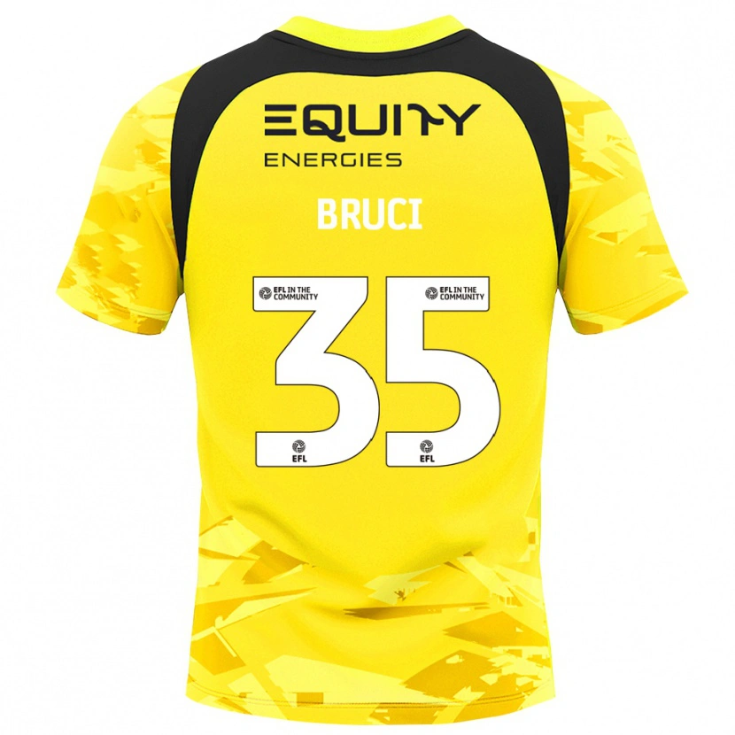 Danxen Donna Izabella Bruci #35 Maglia Gara Portiere Giallo Chiaro Nero 2025/26 Maglietta