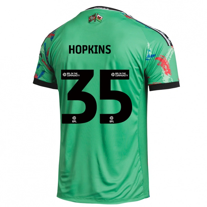 Danxen Donna Bailey Hopkins #35 Maglia Gara Portiere Rosso Verde 2025/26 Maglietta