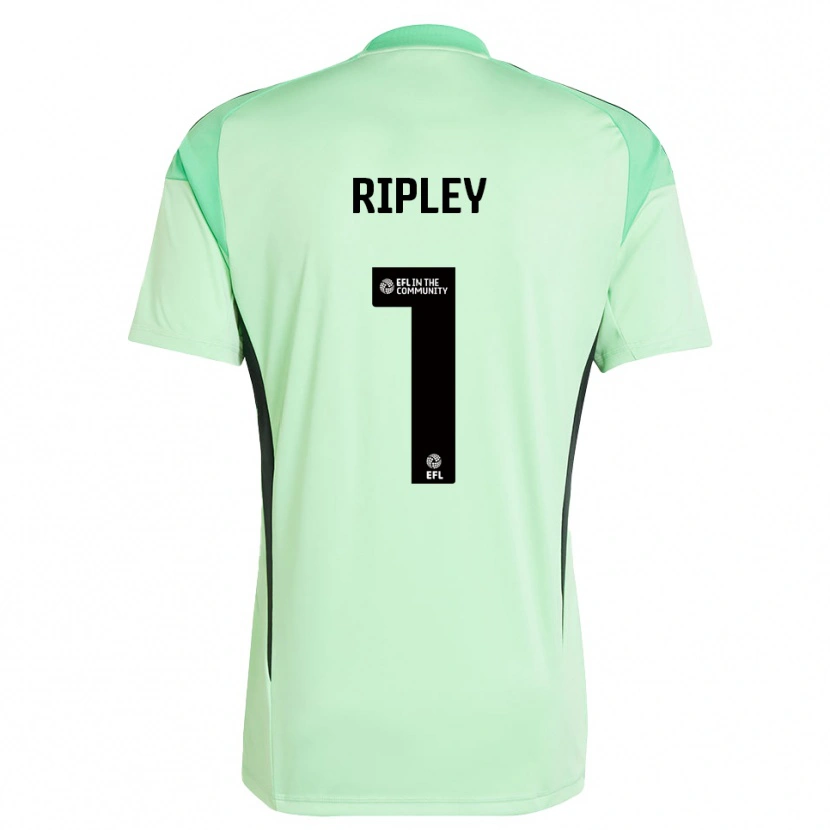 Danxen Donna Connor Ripley #1 Maglia Gara Portiere Verde Chiaro Nero 2025/26 Maglietta