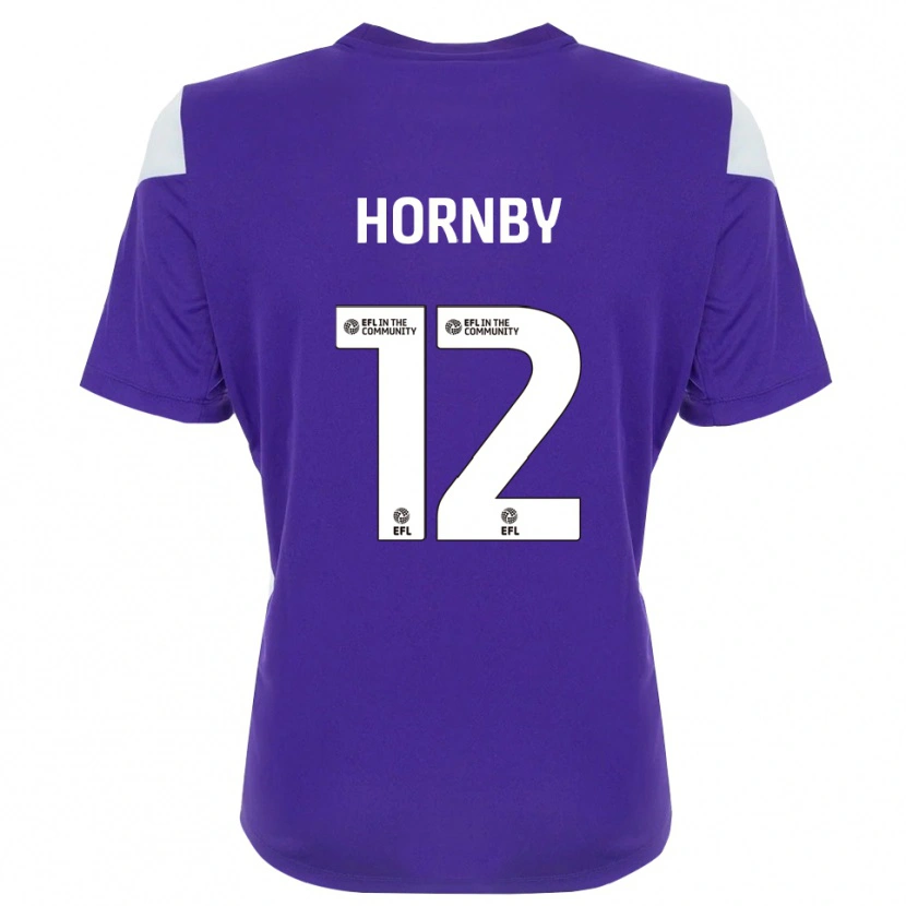 Danxen Donna Sam Hornby #12 Maglia Gara Portiere Bianco Viola 2025/26 Maglietta