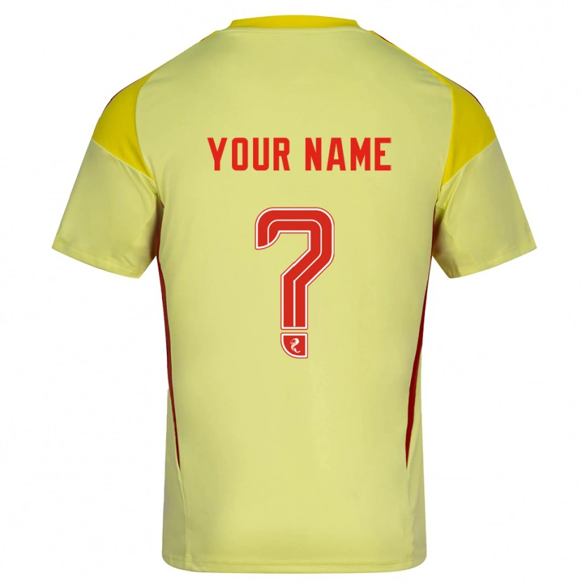Danxen Donna Aberdeen Maglia Gara Portiere Rosso Giallo 2025/26 Maglietta