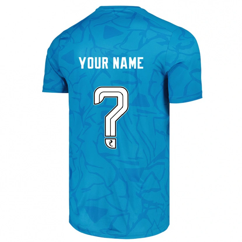 Danxen Donna Hibernian FC Maglia Gara Portiere Bianco Blu 2025/26 Maglietta
