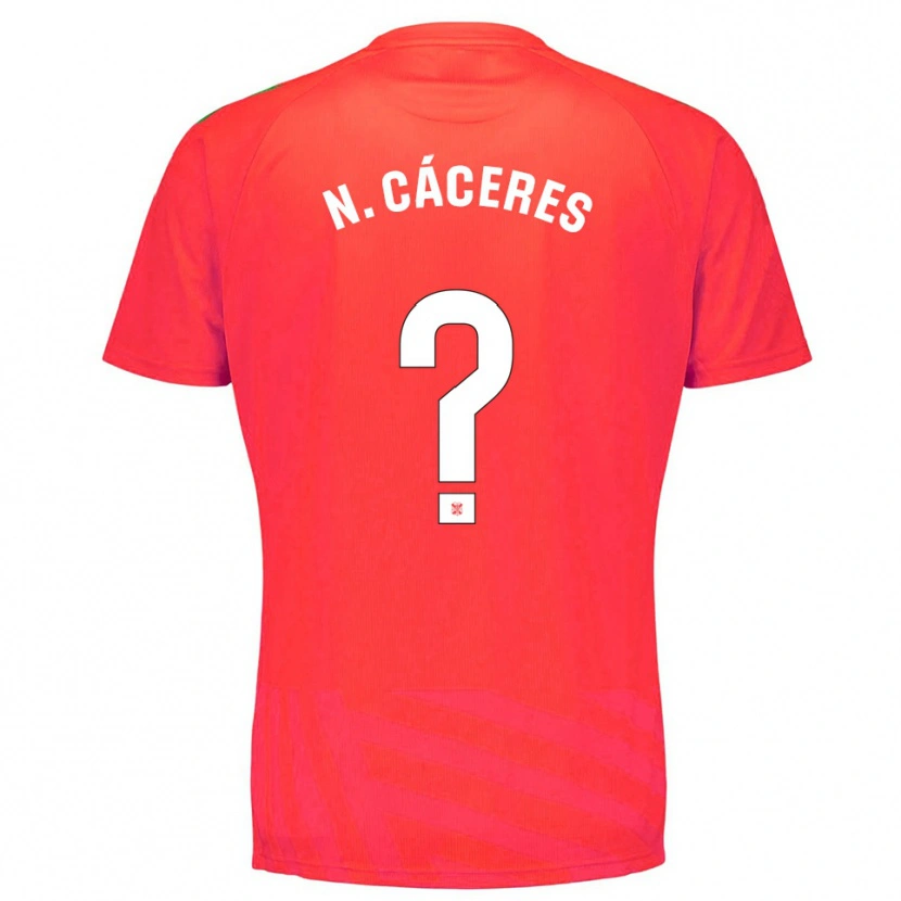 Danxen Donna Nayluisa Cáceres #0 Maglia Gara Portiere Rosso Bianco 2025/26 Maglietta