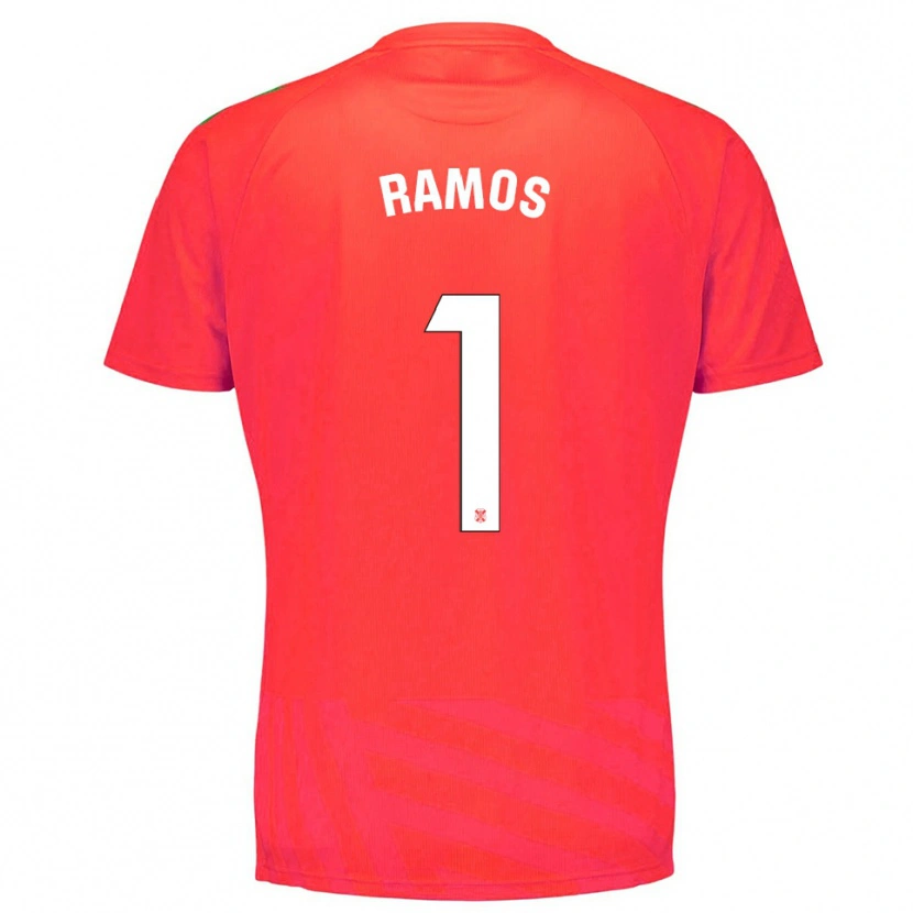 Danxen Donna Moha Ramos #1 Maglia Gara Portiere Rosso Bianco 2025/26 Maglietta