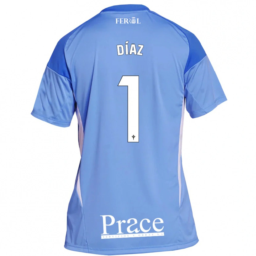 Danxen Donna Lucas Díaz #1 Maglia Gara Portiere Azzurro Bianco 2025/26 Maglietta