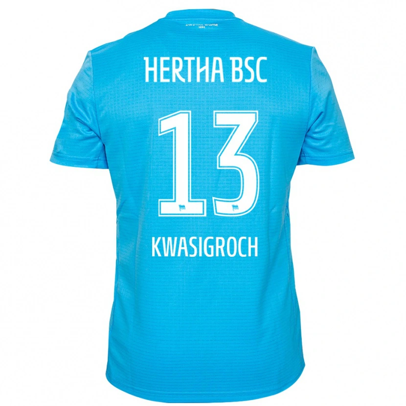 Danxen Donna Robert Kwasigroch #13 Maglia Gara Portiere Azzurro Bianco 2025/26 Maglietta