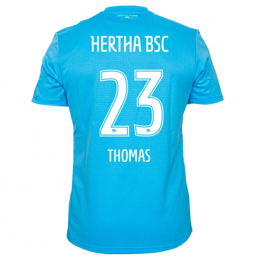 Danxen Donna Aaliyah Thomas #23 Maglia Gara Portiere Azzurro Bianco 2025/26 Maglietta