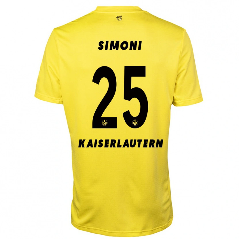 Danxen Donna Simon Simoni #25 Maglia Gara Portiere Giallo Nero 2025/26 Maglietta