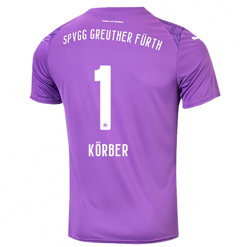 Danxen Donna Nils Körber #1 Maglia Gara Portiere Bianco Viola 2025/26 Maglietta