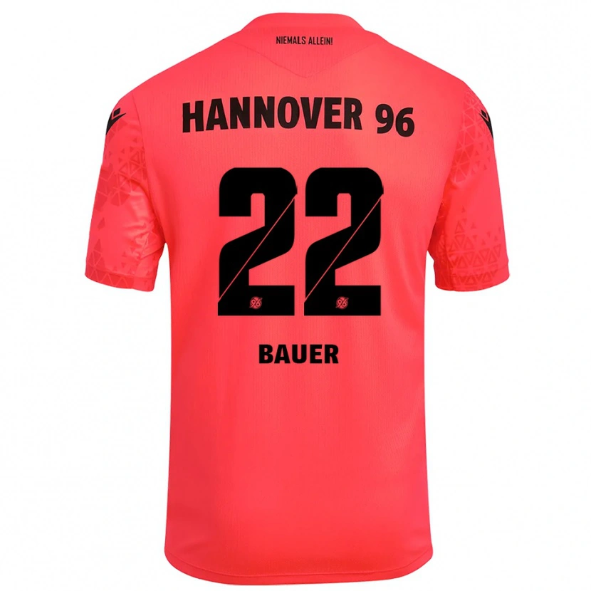 Danxen Donna Elias Bauer #22 Maglia Gara Portiere Nero Rosso 2025/26 Maglietta