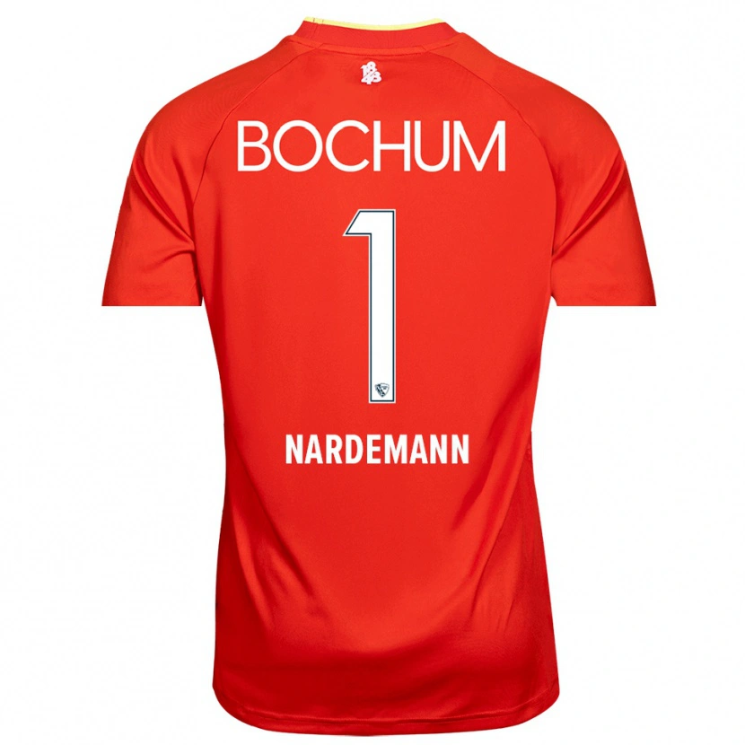 Danxen Donna Kari Närdemann #1 Maglia Gara Portiere Bianco Rosso 2025/26 Maglietta