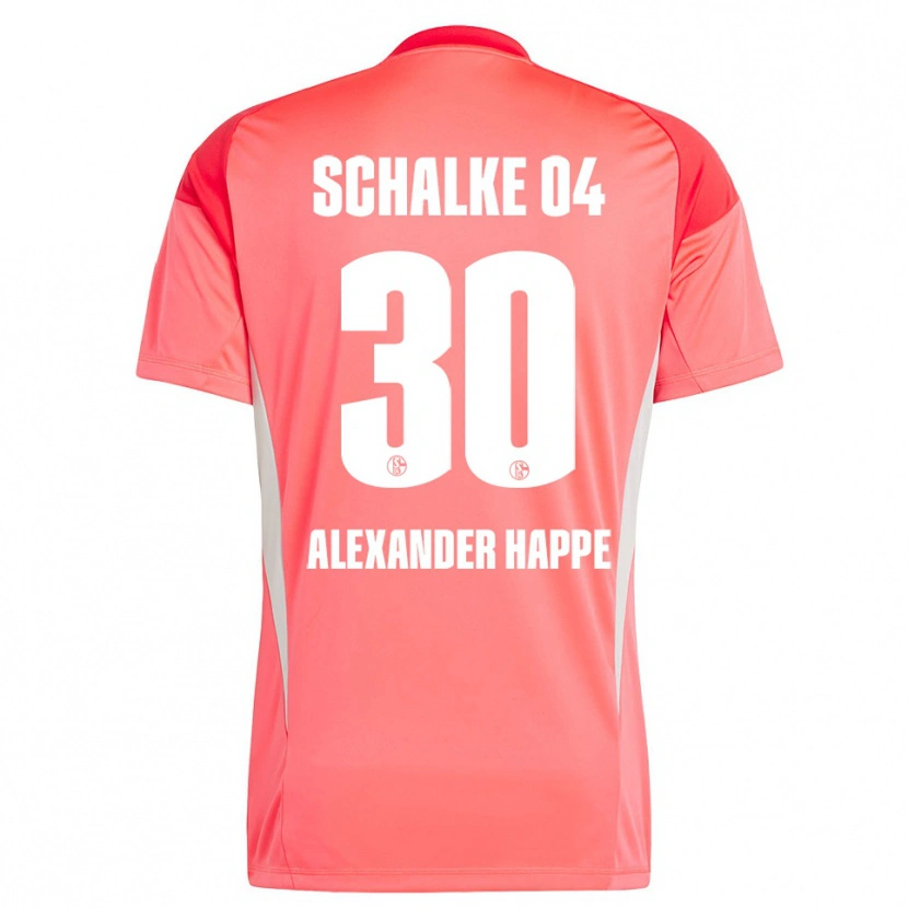 Danxen Donna Luca Alexander Happe #30 Maglia Gara Portiere Rosso Corallo 2025/26 Maglietta