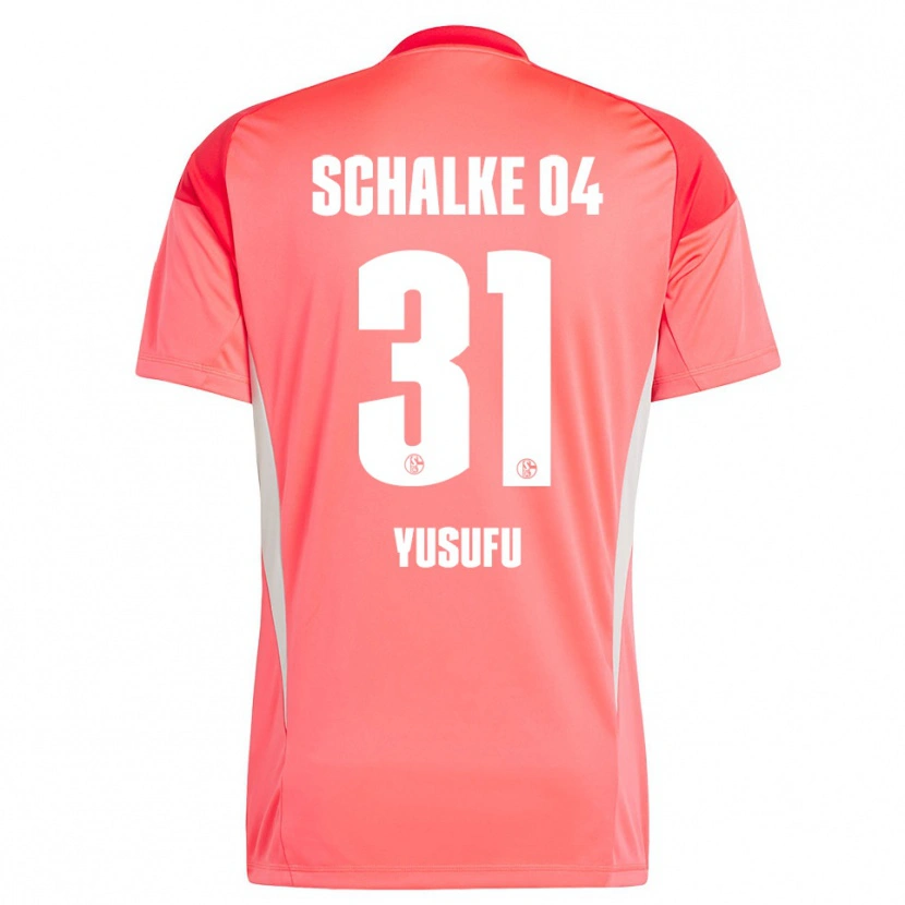 Danxen Donna Faaris Yusufu #31 Maglia Gara Portiere Rosso Corallo 2025/26 Maglietta