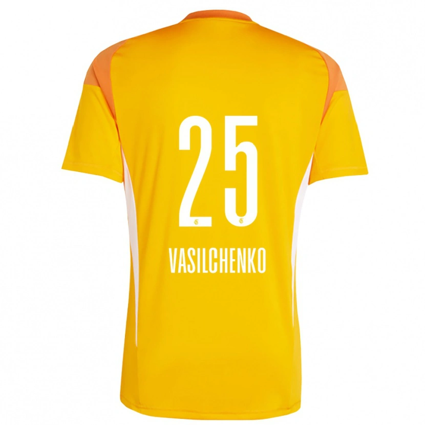 Danxen Donna Leonard Vasilchenko #25 Maglia Gara Portiere Giallo Arancio 2025/26 Maglietta