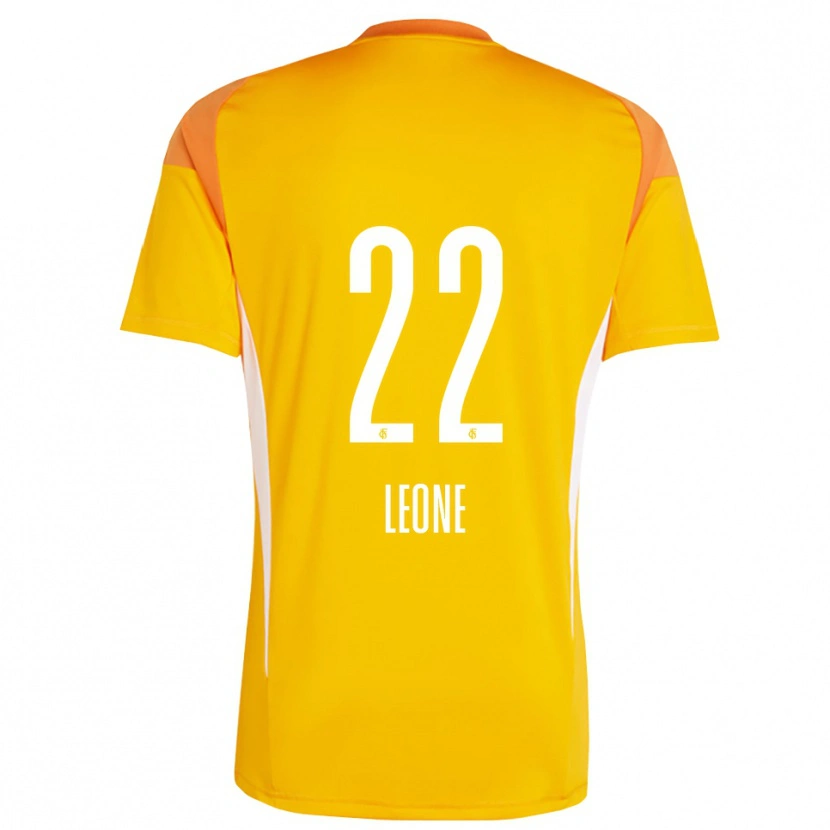 Danxen Donna Vincent Leone #22 Maglia Gara Portiere Giallo Arancio 2025/26 Maglietta