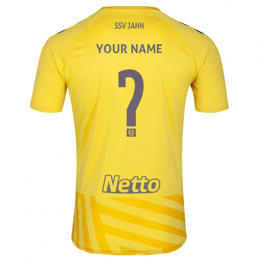 Danxen Donna Jahn Regensburg Maglia Gara Portiere Grigio Giallo 2025/26 Maglietta