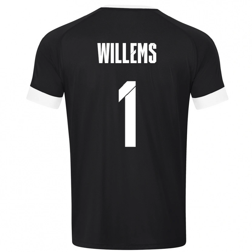 Danxen Donna Leon Willems #1 Maglia Gara Portiere Bianco Nero 2025/26 Maglietta