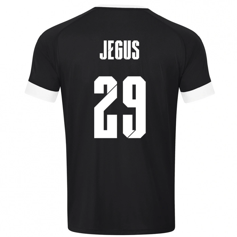 Danxen Donna Leonard Jegus #29 Maglia Gara Portiere Bianco Nero 2025/26 Maglietta
