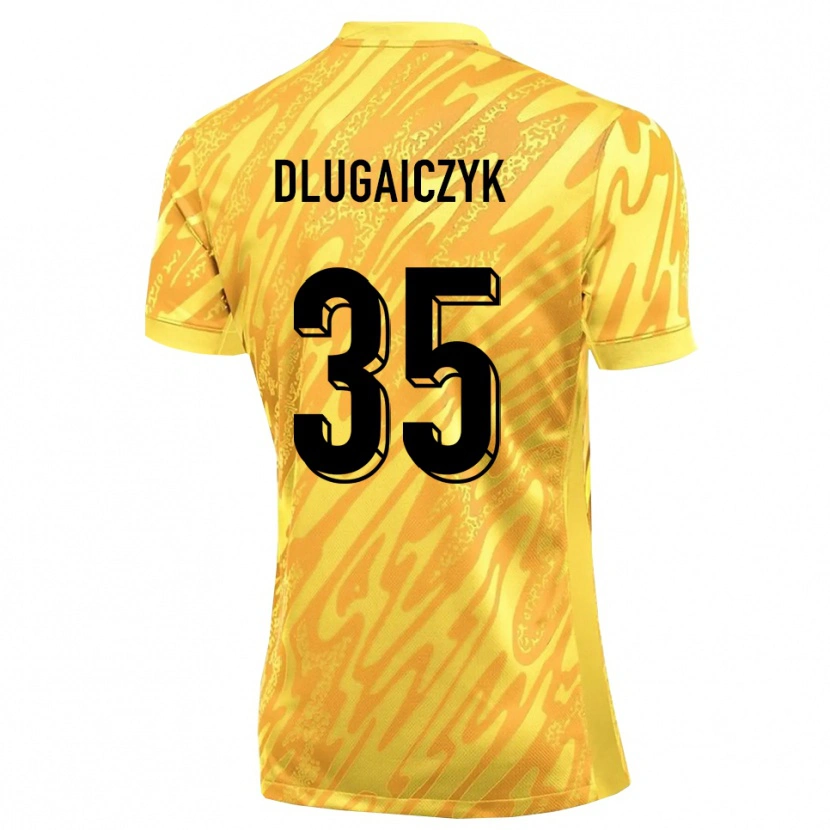 Danxen Donna Alexander Dlugaiczyk #35 Maglia Gara Portiere Arancio Giallo 2025/26 Maglietta