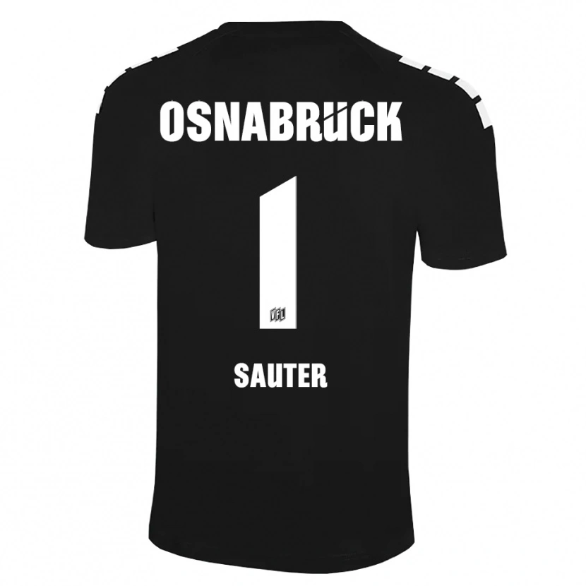 Danxen Donna Niklas Sauter #1 Maglia Gara Portiere Bianco Nero 2025/26 Maglietta