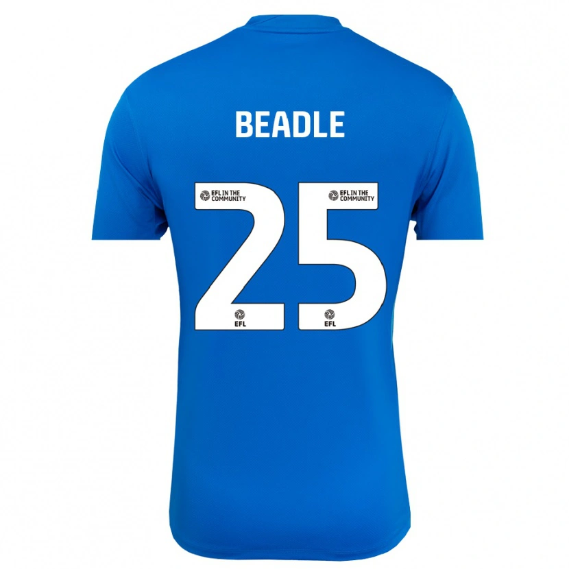 Danxen Donna James Beadle #25 Maglia Gara Portiere Blu Bianco 2025/26 Maglietta