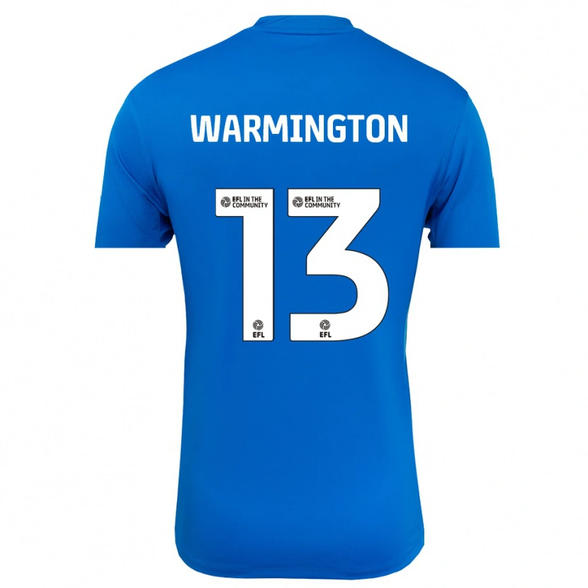 Danxen Donna Tyrese Warmington #13 Maglia Gara Portiere Blu Bianco 2025/26 Maglietta