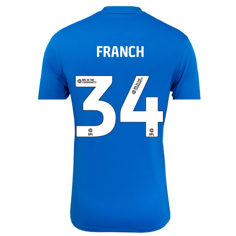 Danxen Donna Adrianna Franch #34 Maglia Gara Portiere Blu Bianco 2025/26 Maglietta