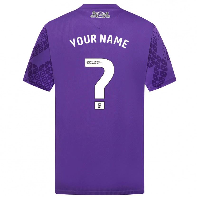 Danxen Donna Blackburn Rovers Maglia Gara Portiere Viola Bianco 2025/26 Maglietta