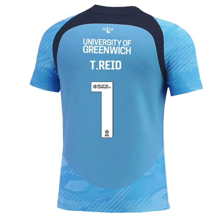 Danxen Donna Tommy Reid #1 Maglia Gara Portiere Blu Bianco 2025/26 Maglietta