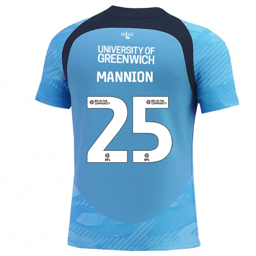 Danxen Donna Will Mannion #25 Maglia Gara Portiere Blu Bianco 2025/26 Maglietta