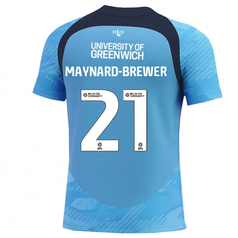 Danxen Donna Ashley Maynard-Brewer #21 Maglia Gara Portiere Blu Bianco 2025/26 Maglietta