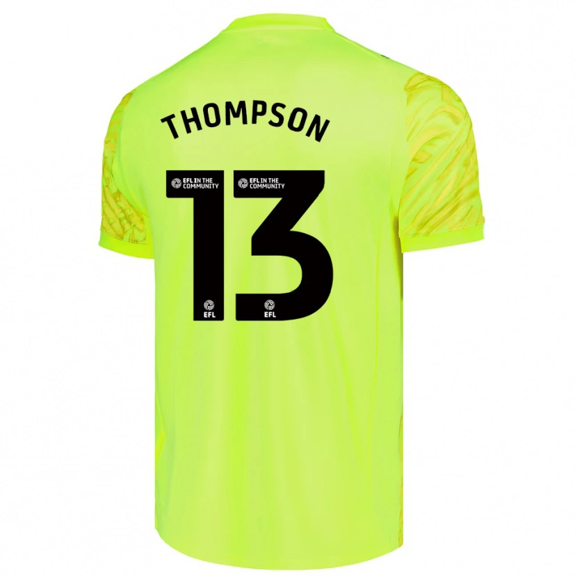 Danxen Donna Jack Thompson #13 Maglia Gara Portiere Verde Fluo 2025/26 Maglietta
